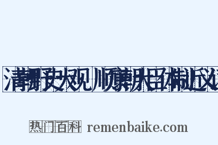 清朝野史大观·顺康朝大臣体制近义词是什么意思的图片